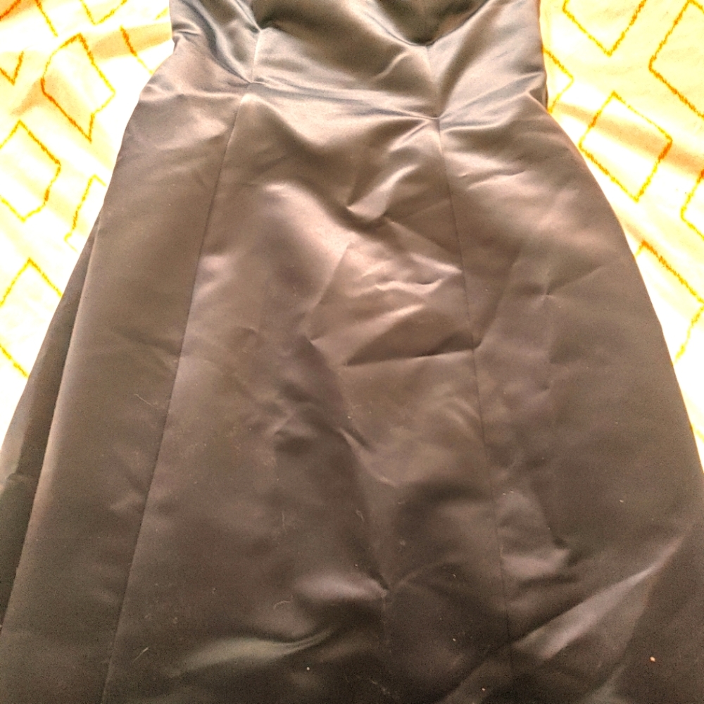 Above the knee evening gown